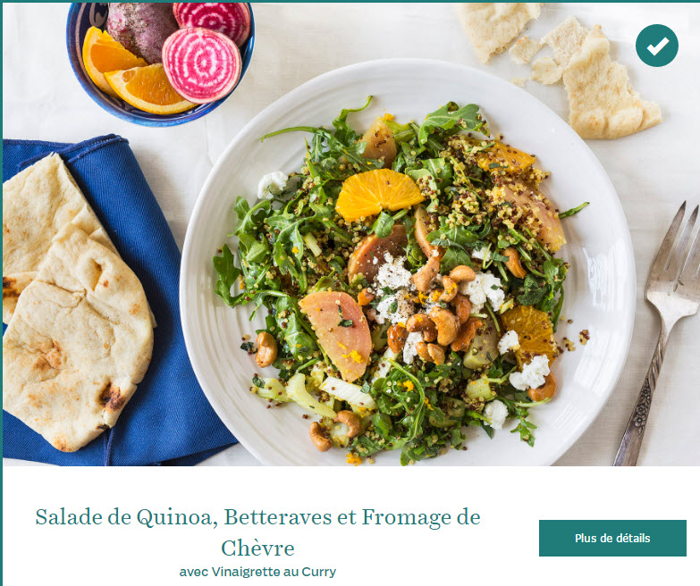 Salade de Quinoa, Betteraves et Fromage de Chèvre avec Vinaigrette au Curry